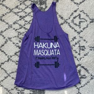 Graphic workout tank